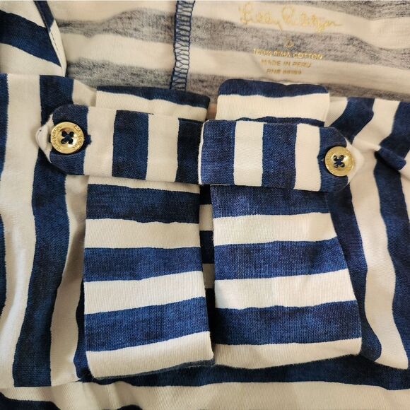 Lilly Pulitzer Marlowe Striped Shirt Dress Size Small - Picture 5 of 6